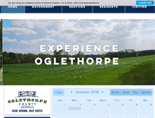 Tablet Screenshot of onlineoglethorpe.com